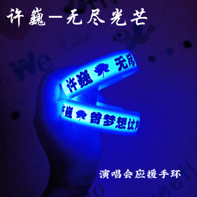 许巍演唱会应援发光手环可定制音乐节乐队周边荧光棒粉丝气氛道具