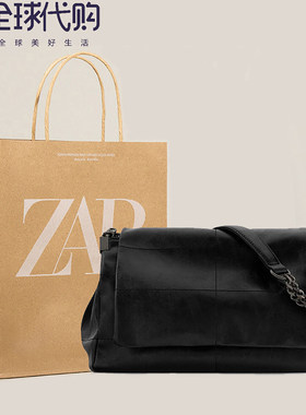 2025欧美时尚流浪大包黑色休闲女包链条通勤大容量百搭单肩腋下包