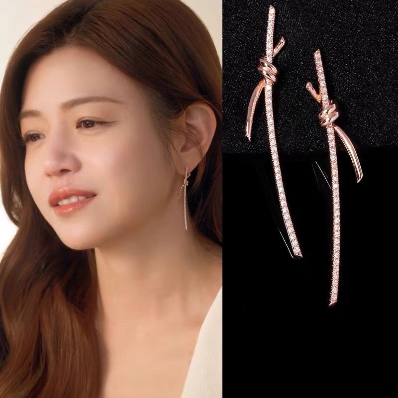 亲爱的仇敌陈妍希陈凯西同款耳环女长款耳钉高级感925银耳饰品潮