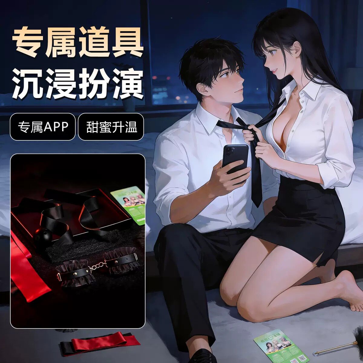 沉浸式角色体验剧本杀学院套盒氛围感道具辅助套盒多角色女仆秘书
