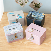 存钱罐2026年新款 小型男孩女儿童新年礼物大号储蓄钱箱子 带锁密码