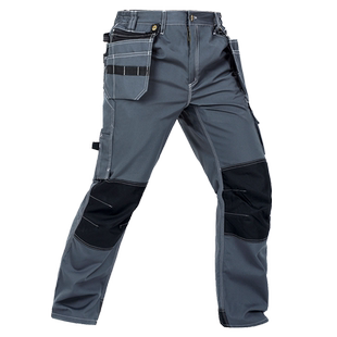 bauskydd保世基工装多兜涤棉男工作裤春秋安防长裤耐磨结实技工服