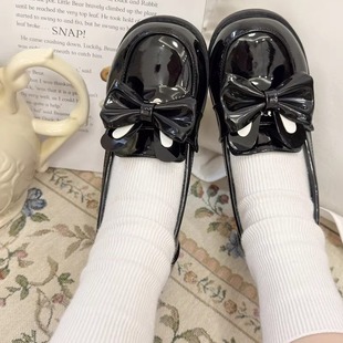 现货【小甜兔】基础款制服鞋jk鞋子低跟学院风日系圆头小皮鞋女鞋