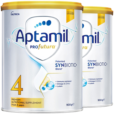 爱他美全新升级dha双罐配方奶粉