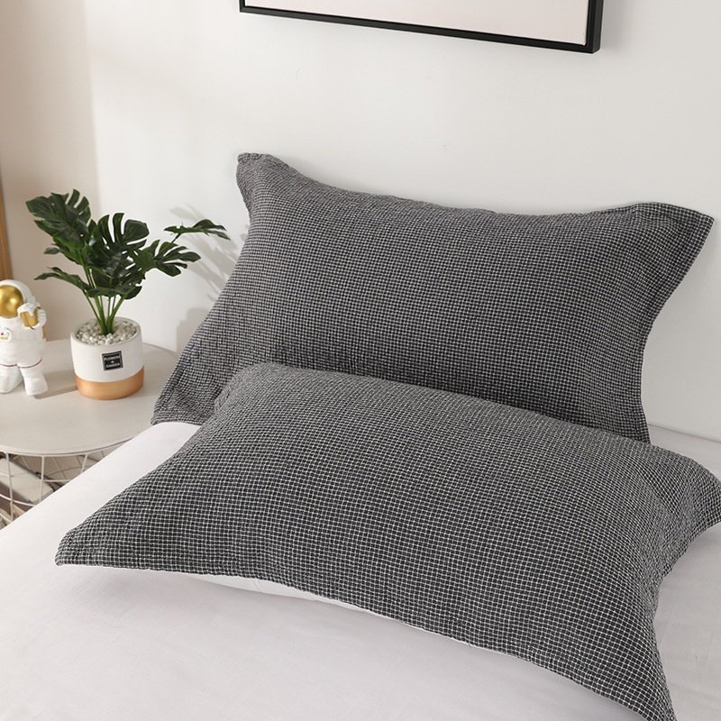 小格日系枕巾纯棉a类一对装大号双人家用加厚纱布全棉枕巾盖巾,床上用品,枕巾,淘宝优惠券,粉丝福利购,淘宝优惠卷