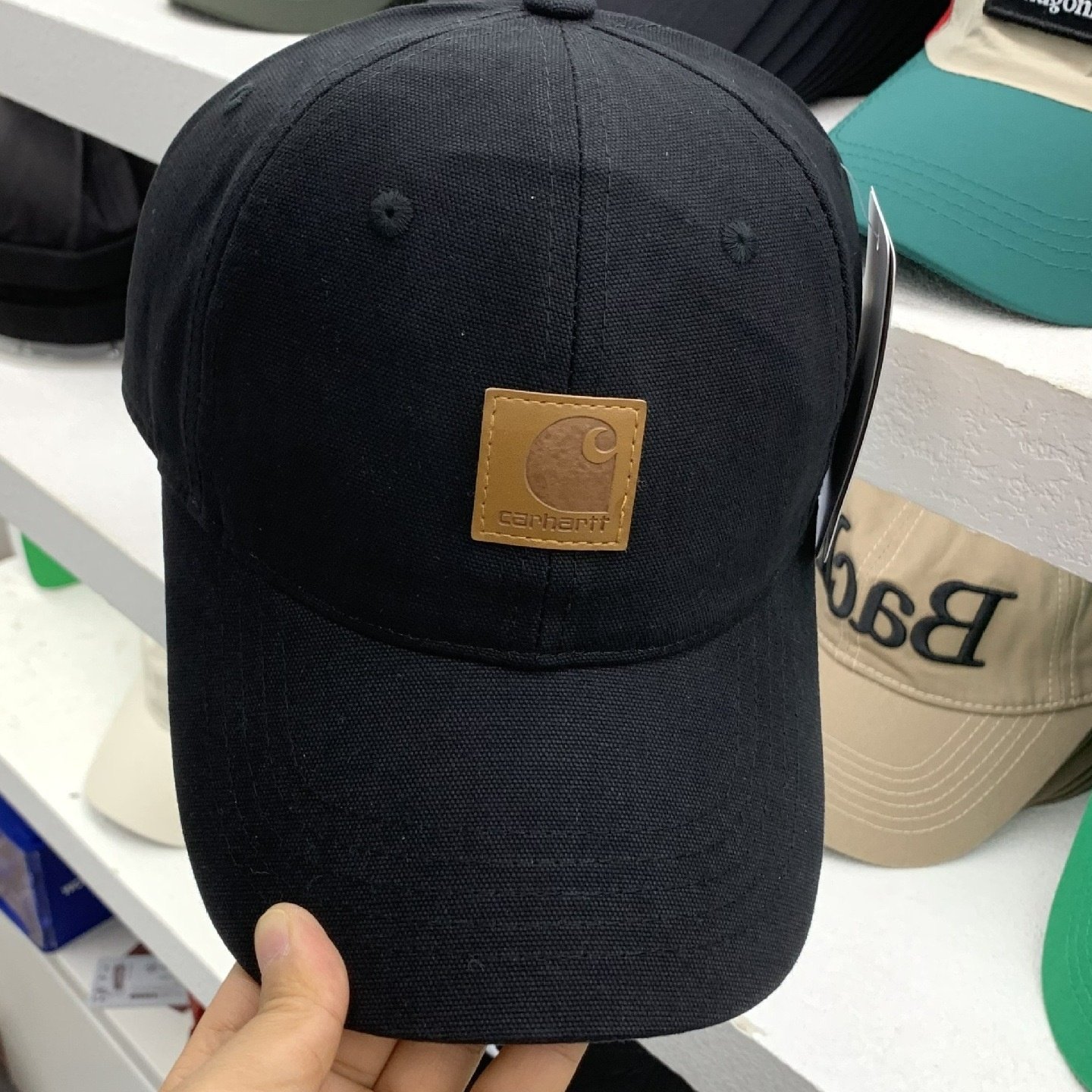 帽子男卡哈特棒球帽夏季遮阳帽休闲工装水洗做旧软顶鸭舌帽女潮牌