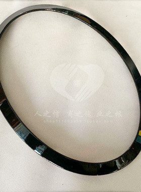 适用于迷你Cooper One钢琴黑大灯装饰圈 亮黑大灯框F55F56F57