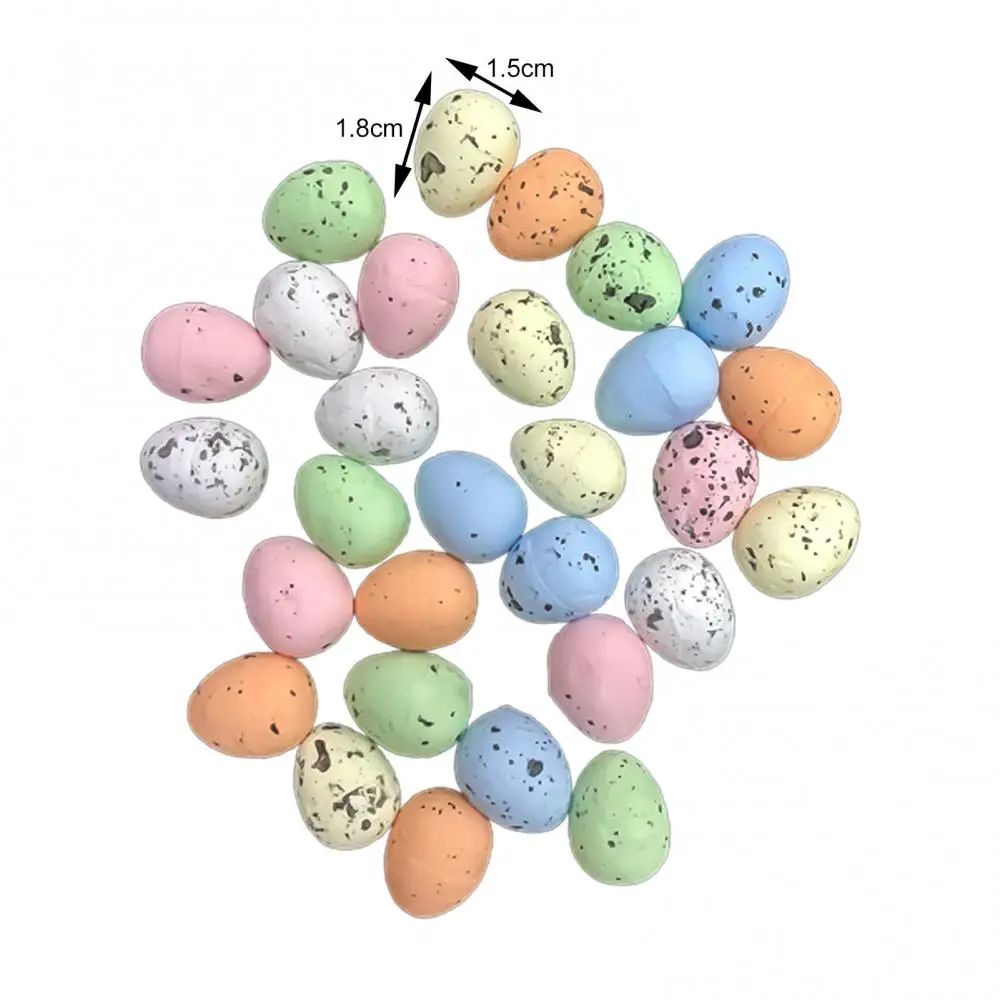 Happy Colorful Eggs Plastic Foamy Skin-friendly Cute Eggs Or