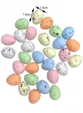 Happy Colorful Eggs Plastic Foamy Skin-friendly Cute Eggs Or