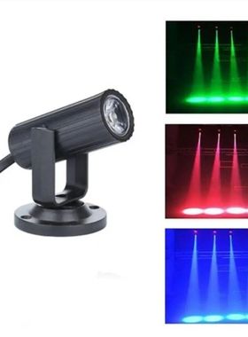 RGB 1W Led Stage Spotlight Lightweight Portable Lamp 360 Deg