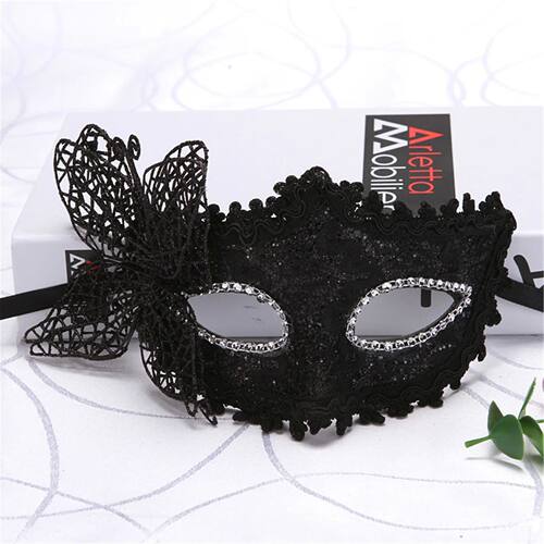 Side Butterfly Masquerade Mask Half Face Eye Mask Party Make