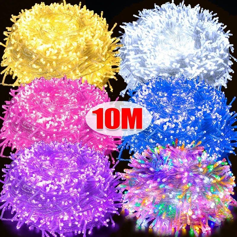 LED String Lights Battery Powered Garland Fairy Lighting Str