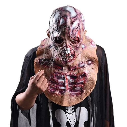 Zombie Mask Vampire Head Mask Adult Men Walking Dead Scary H