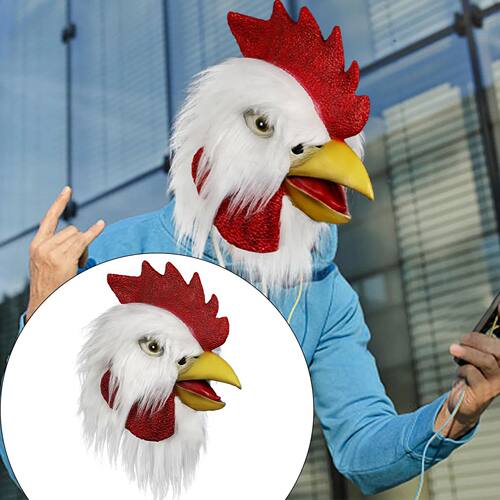 Rooster Mask Chicken Mask Halloween Novelty Costume Party La