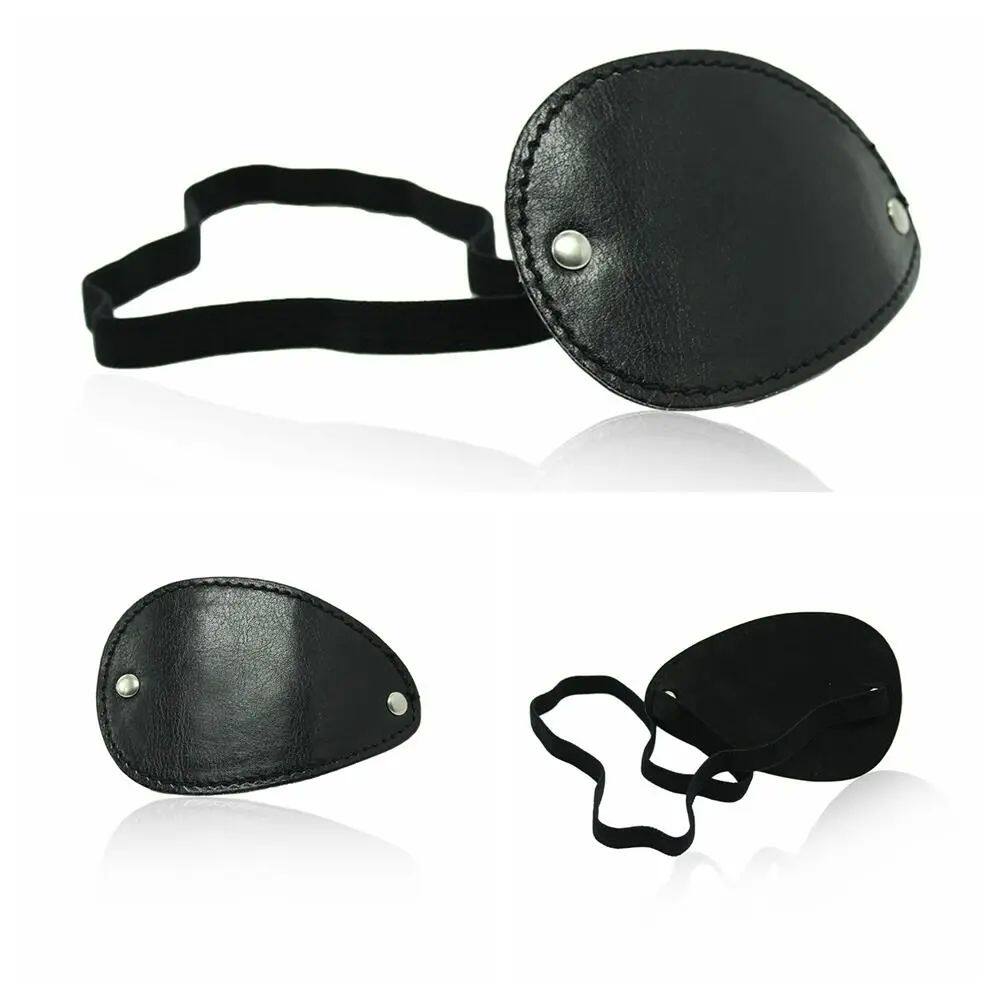 Cosplay Pirate Leather Eye Patch Cover Steampunk Blindfold E