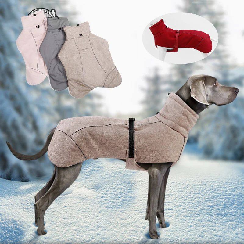 Warm Winter Big Dog Clothes Pet Jacket Coat for Medium Large