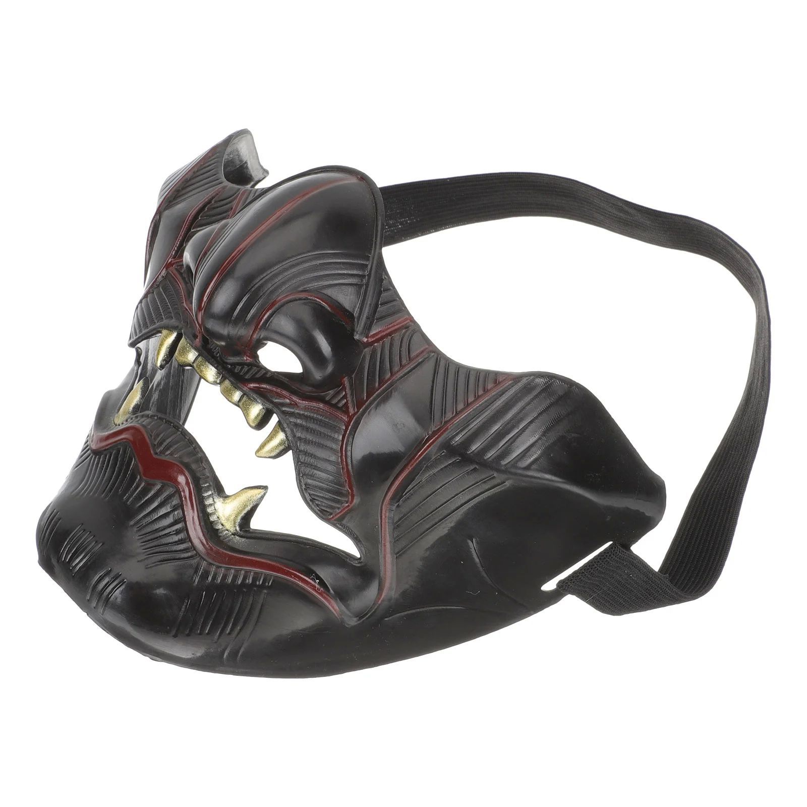 Masks Halloween Half Samurai Cosplay Decor Mens Room Costume