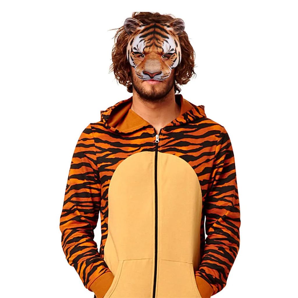 Halloween 3D Tiger Pig Animal Mask Masquerade Party Cosplay
