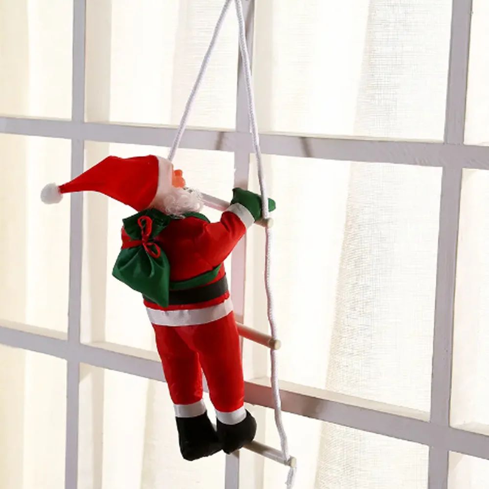 1PC Christmas Decoration Climbing Santa Claus Home Decoratio