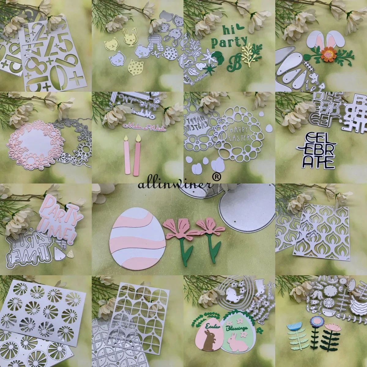 New Easter Series Metal Cutting Dies Stencils Die Cut for DI
