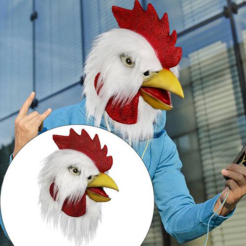 Rooster Mask Chicken Mask Halloween Novelty Costume Party La