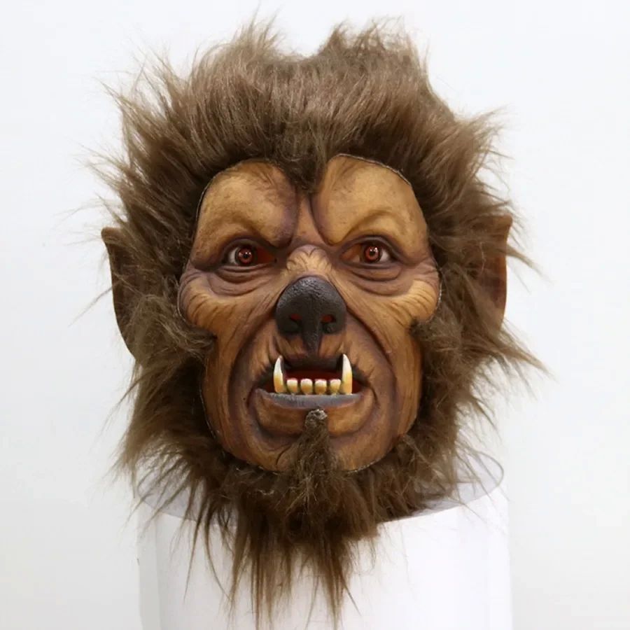 Realistic Latex Werewolf War Warrior Mask Halloween Cosplay
