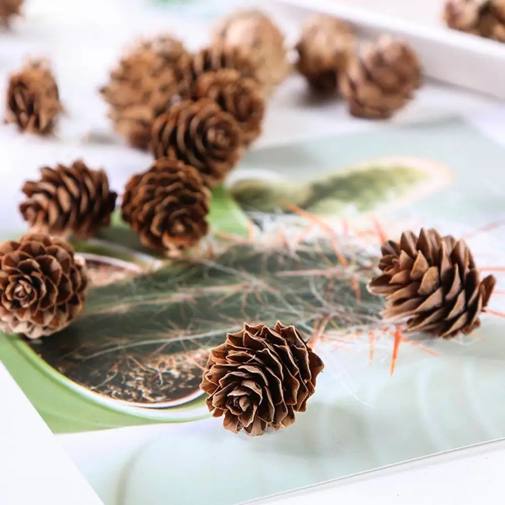 20Pcs Useful Fake Pinecone Eco-friendly Artificial Pine Cone