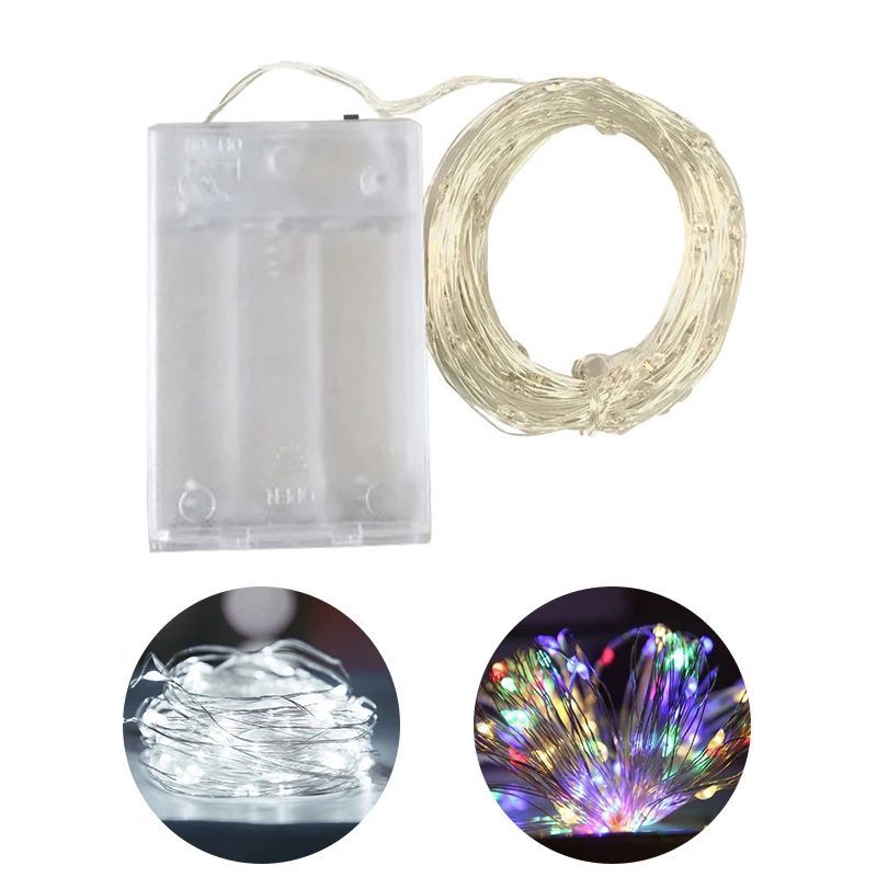 Battery Led String Light Copper Wire Garland Light Fairy Lig