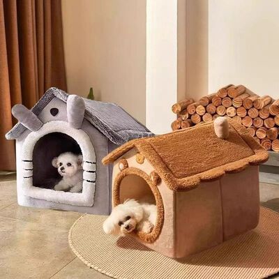 Pet Supplies Bed House Foldable Pet House Removable Washable
