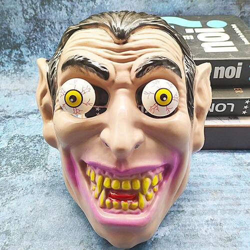 Halloween Horror Mask Spring-eyed Clown Vampire Skull Mask S