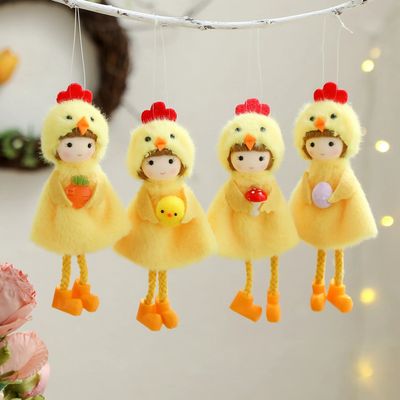 Easter Spring Decorations Chicken Eggs Angel Girls Hanging E