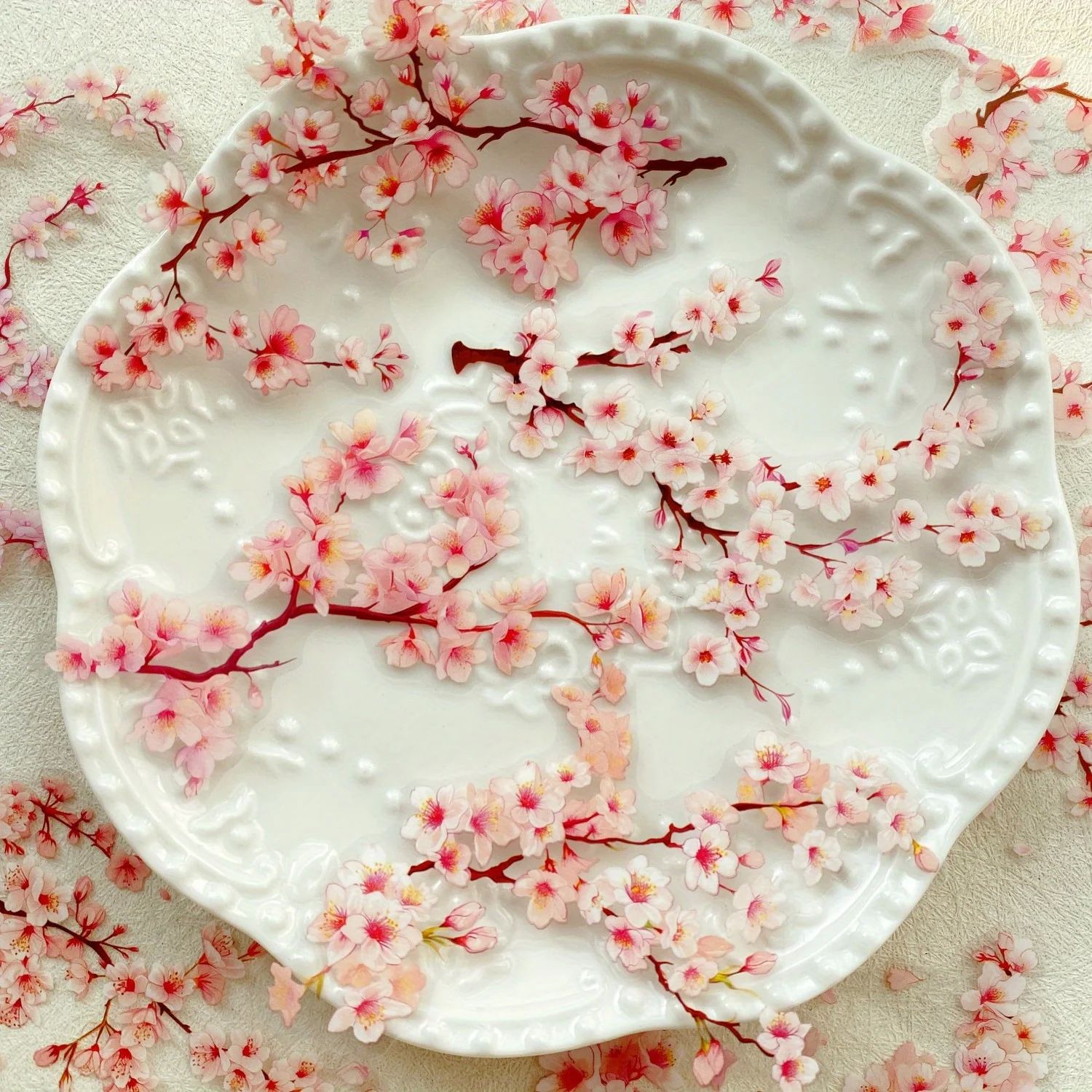 20pcs Branches DIY Material PET Stickers Scrapbooking Arts a