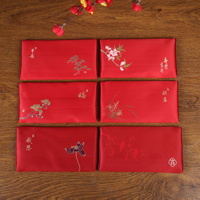 Wedding Red Envelope Bag Modified Fabric Red Envelope Bag Bi