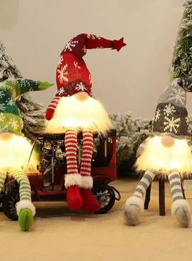 1pc 6 Styles Glowing Gnome Christmas Faceless Doll Merry Chr