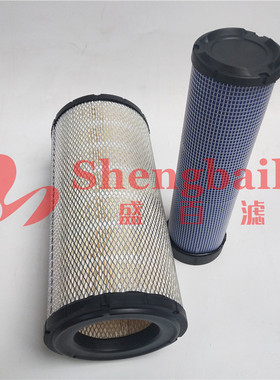 挖掘机空气滤芯K1839 RS3971 E735L  82028976 600-185-2510空滤