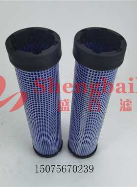 空滤X802239通用P827653　P829332适配挖掘机SK75-8空气滤芯器