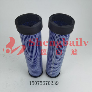 空滤X802239通用P827653 P829332适配挖掘机SK75-8空气滤芯器