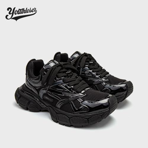 Youthloser厚底增高老爹鞋运动休闲鞋女小众设计男女同款情侣鞋