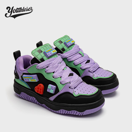 Youthloser男女同款运动板鞋国潮复古情侣滑板鞋原创小众面包鞋