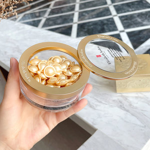 用一次爱一次 雅顿时空焕活胶囊精华液/面部金胶黄金面胶60粒28ml