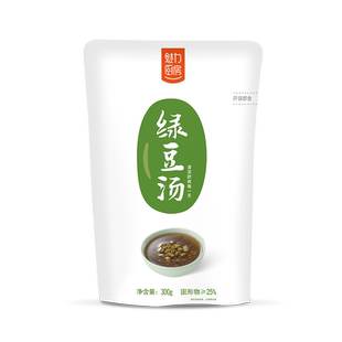 魅力厨房绿豆汤绿豆沙免煮粥即食方便速食甜品清爽口感 配料干净