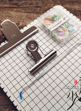 大小夹子山形夹纽扣定位珠双头钩针编织配件手工小配件中国结垫板