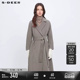 领收腰双面呢长款 西装 大衣S223Z2502 春秋装 sdeer圣迪奥女装