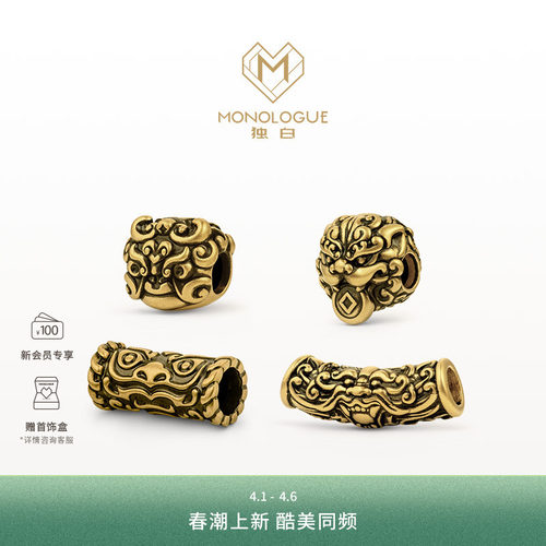 周大福独白神兽貔貅男士