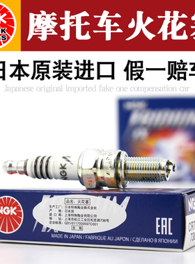 NGK摩托车铱金火花塞CR7/8/9EIX GSX250RDL/GW250闪300S赛600通用
