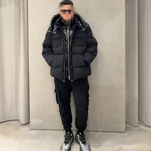 国内现货代购加拿大男款连帽剪刀羽绒服大码鹅绒保暖羽绒服外套