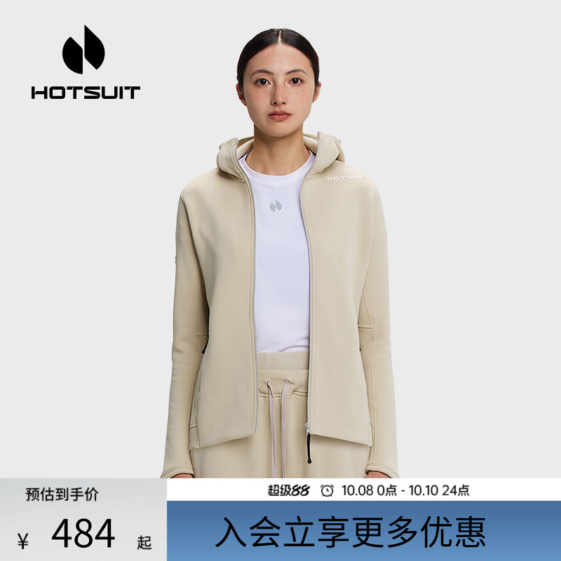 后秀加绒保暖运动女外套