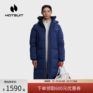 hotsuit后秀羽绒服男2026新款春季长款过膝休闲防风运动保暖外套