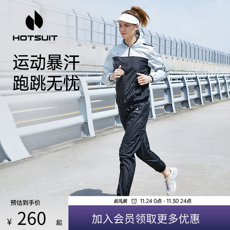 hotsuit后秀暴汗服女跑步健身