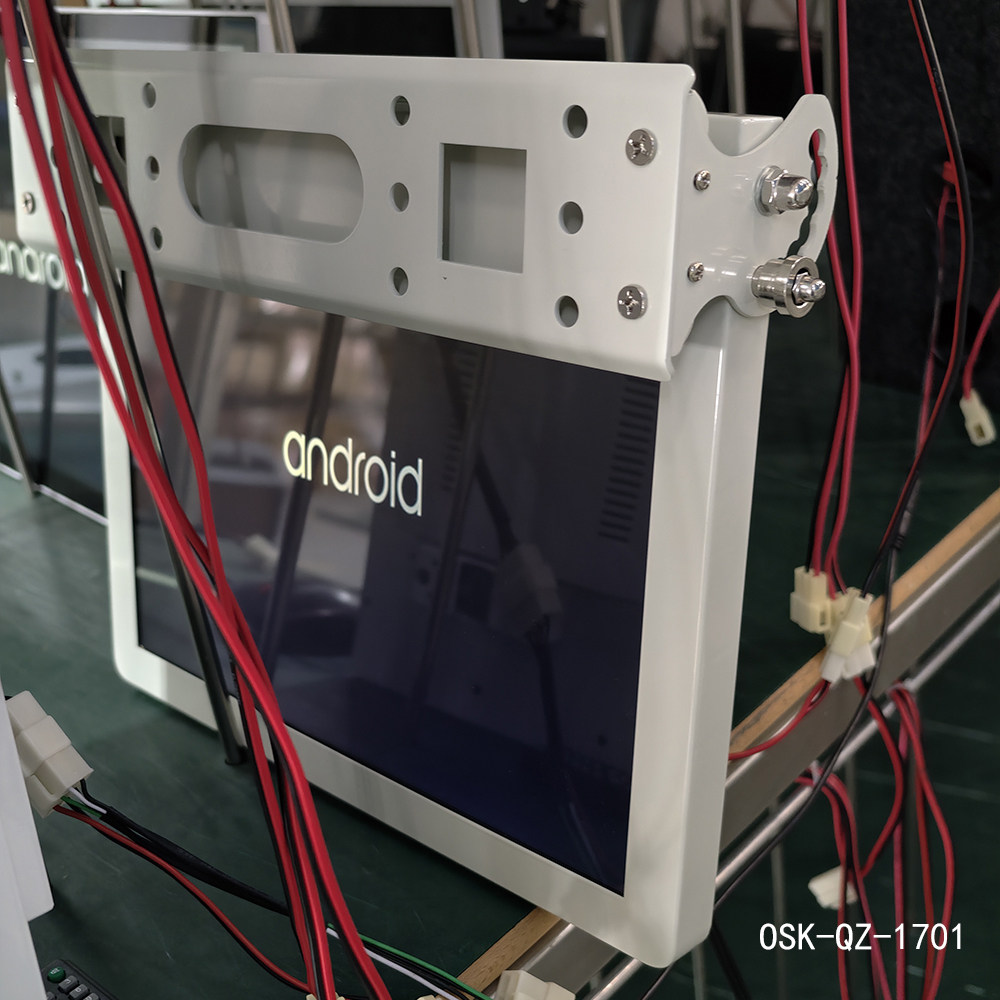 船艇吊装17寸折叠显示器12V24V方形液晶电视屏AV/HDMI/VGA/投屏等